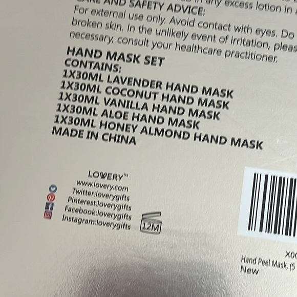 Brand New Hand & Foot Masks Jojoba Oil Moisturizing Hydrating Spa Shea Butter - Picture 11 of 16